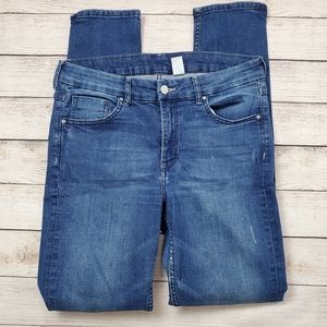 H&M skinny jeans, size 33 waist, high rise